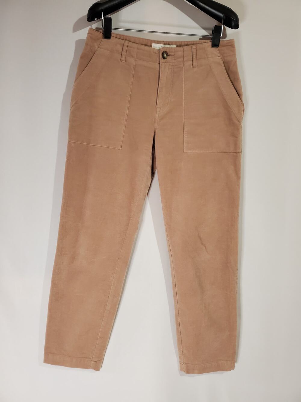 Joie Painter Chino Pants In Deep Blush Womens Size 26 Relaxed Cropped Straight